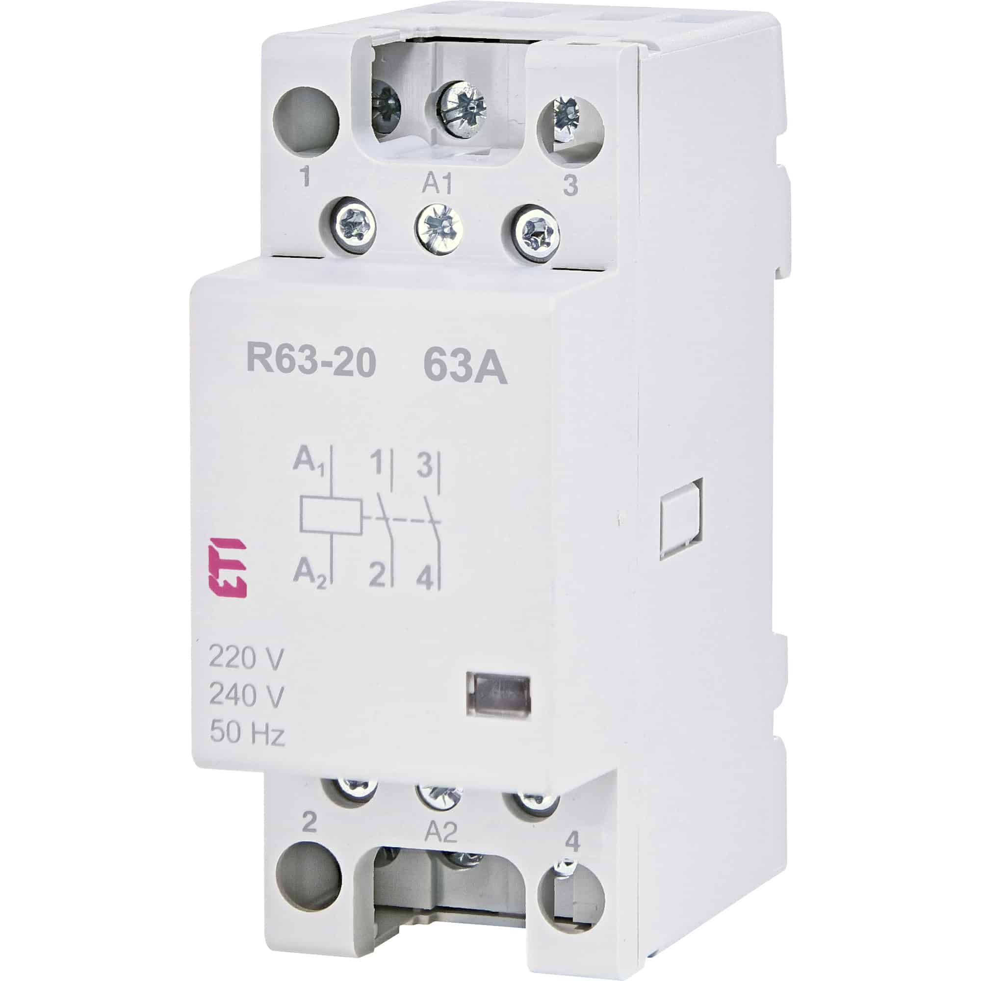 Contactor modular 24VAC, 63A, 2ND, R 63 - SKU: 2463483