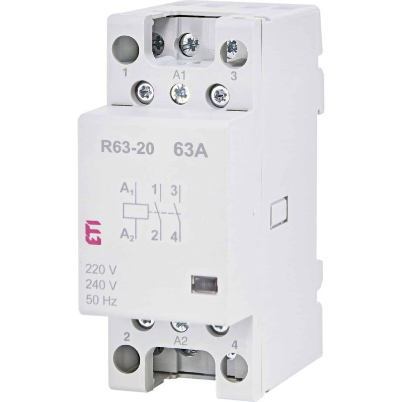 Contactor modular 24VAC, 63A, 1ND+1NI, R 63 - SKU:  2463485