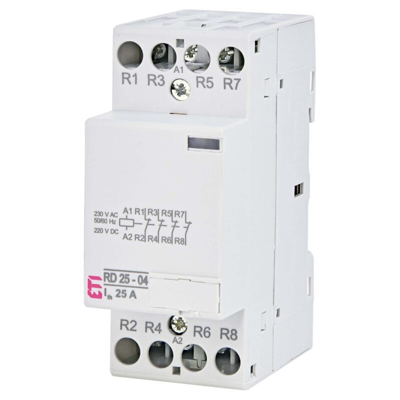 Contactor modular ETI 230VAC 25A 4NI RD 25 - SKU:  2464016