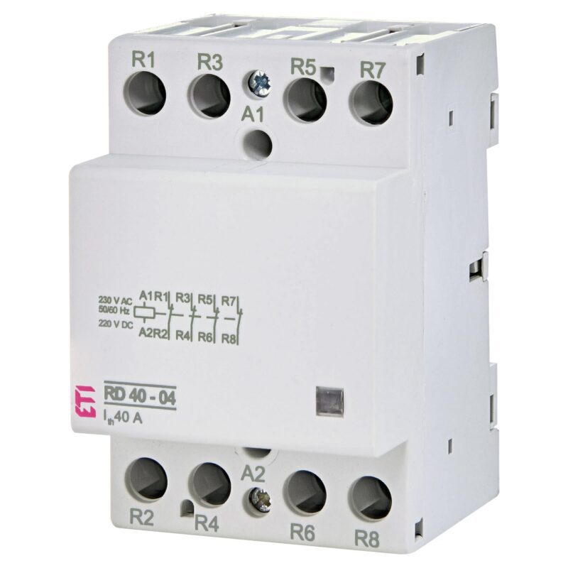 Contactor modular ETI 230VAC 40A 4NI RD 40 - SKU:  2464024