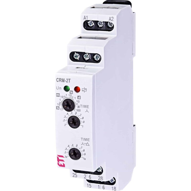 Releu de timp stea-triunghi 12-230VAC/DC 3A 2CO - SKU:  2470013