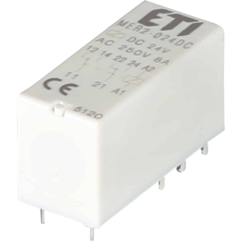 Releu fisabil ETI, 8 pini, 24VDC, 8A, 2ND - SKU:  2473032