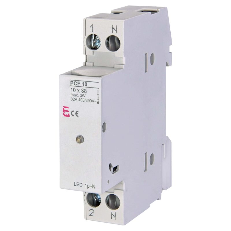 Separator tip sertar cu LED, 1P+N, 32A, 10x38mm, 690VAC  - SKU:  2550012
