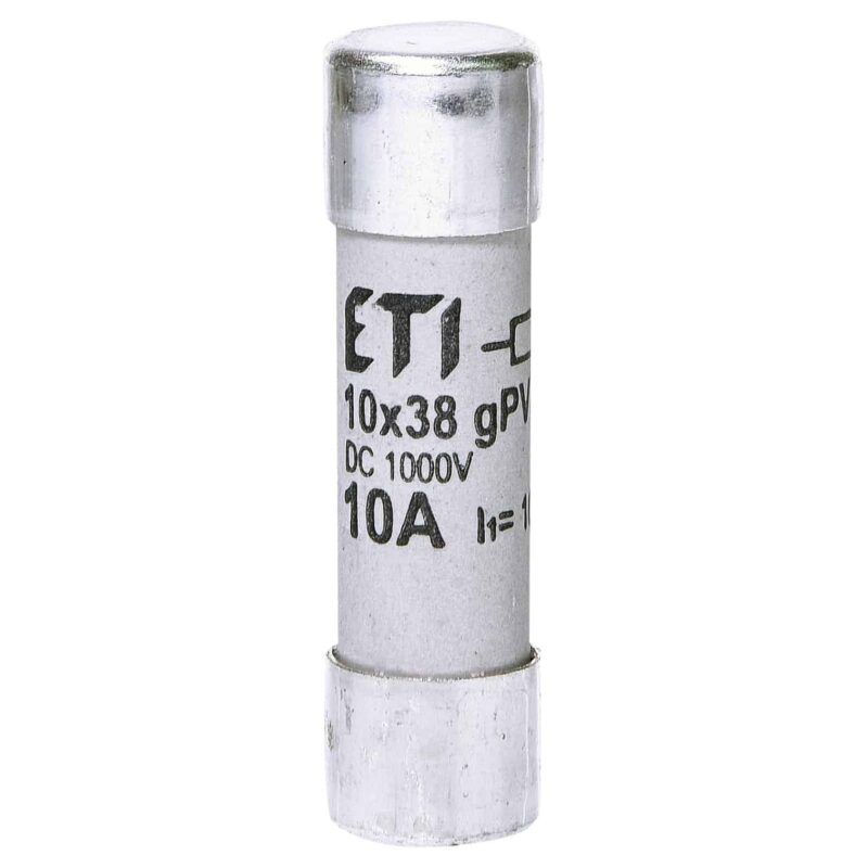 Siguranta fuzibila cilindrica fotovoltaica 10x38mm gPV 1000VDC 10A - SKU:  2625105