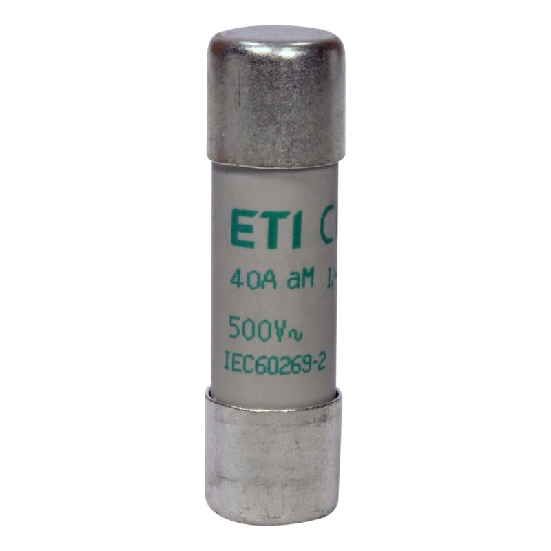 Siguranta fuzibila cilindrica 14x51mm, aM, 500VAC, 40A, 120kA - SKU:  2652034