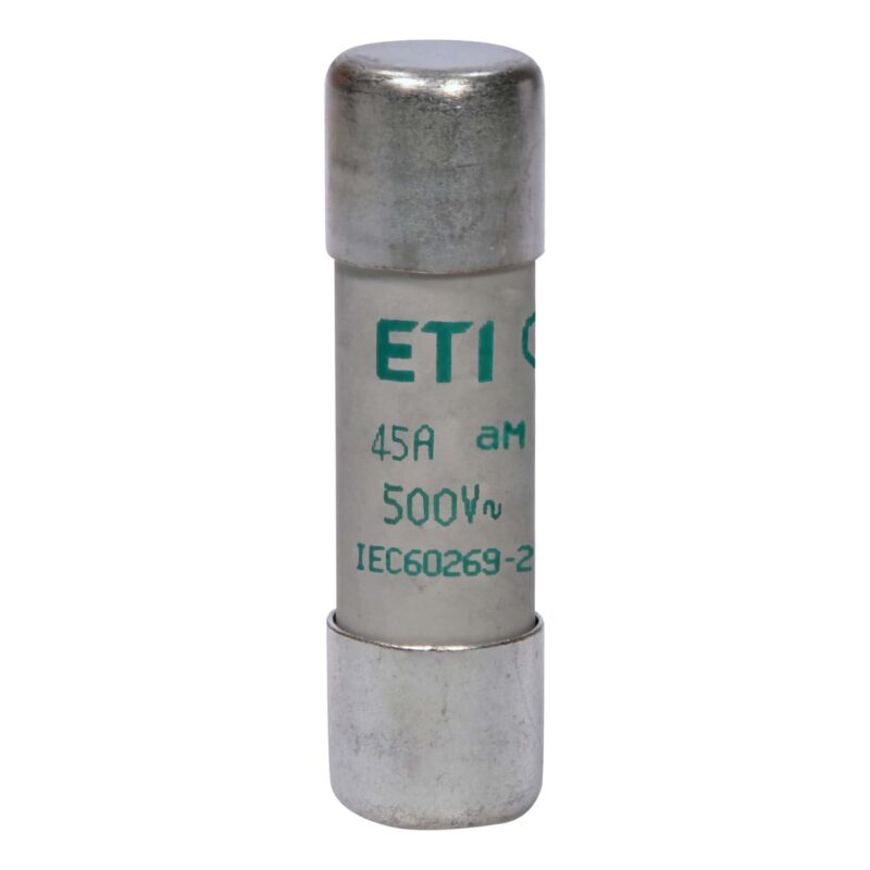 Siguranta fuzibila cilindrica 14x51mm aM 500VAC 45A 120kA - SKU:  2652035
