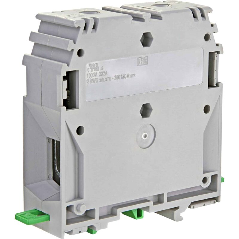 Clema sir fixare pe sina DIN, gri, 95mmp, ETI - SKU:  3903007