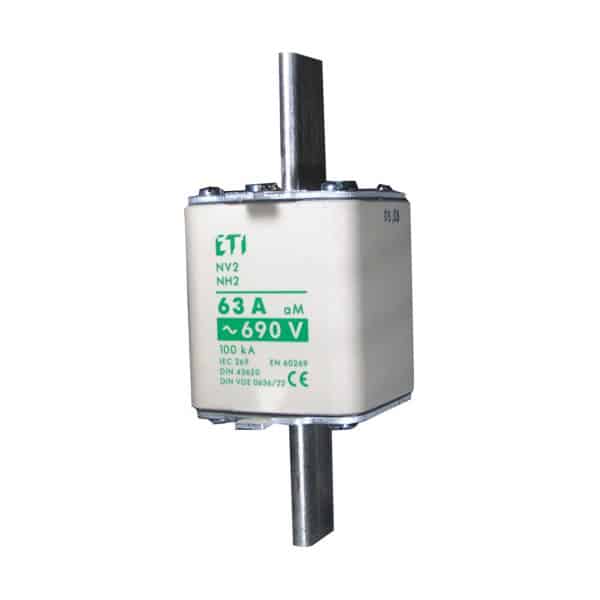 Siguranta fuzibila MPR fara izolatie ETI, Gr.00C, aM, 16A, 100kA, 690VAC - SKU:  4181405