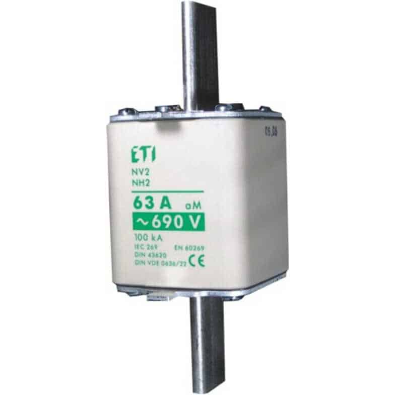 Siguranta fuzibila MPR fara izolatie ETI, Gr.1, aM, 35A, 100kA, 690VAC - SKU: 4184429