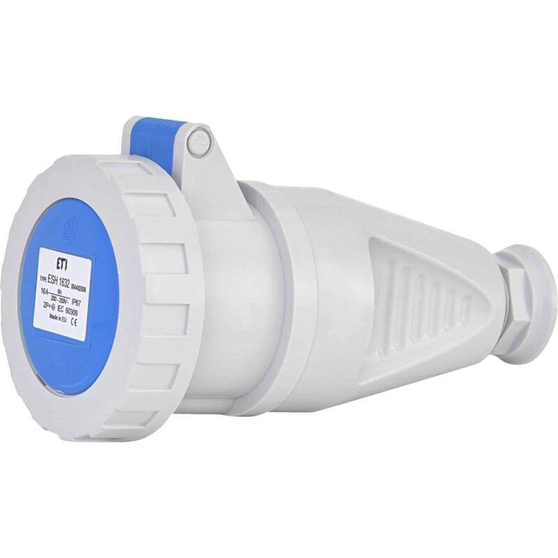 Priza mobila monofazica, 2P+E, 16A, IP67 - SKU:  4482006