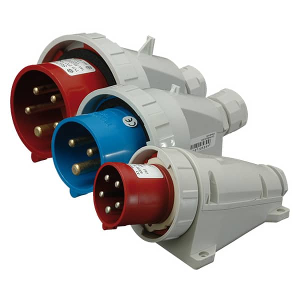 Stecher trifazic industrial IP67, 16A, 3P+E, 400V - SKU:  4482067