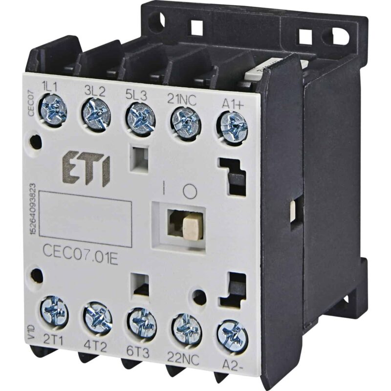 Contactor mini 24VAC, 7A, 3ND+1NI - SKU:  4641056
