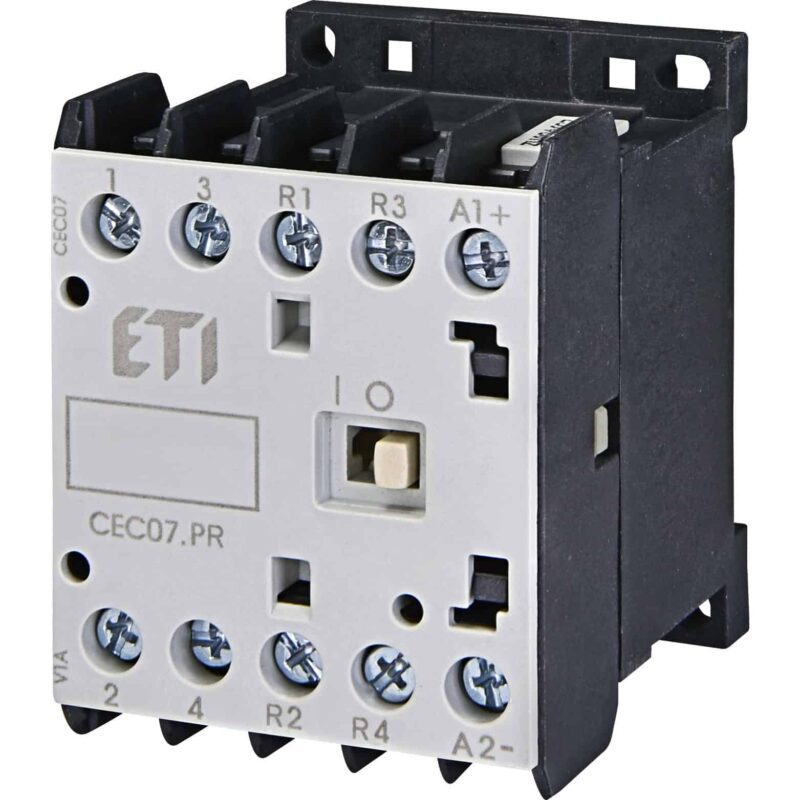 Contactor mini ETI, 230V AC, 9A, 2 contacte deschise si 2 inchise - SKU:  4641205