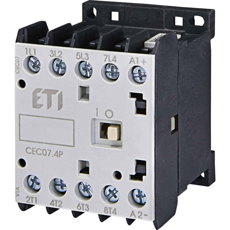 Contactor mini ETI, 24VDC, 7A, 4 contacte - SKU:  4641210