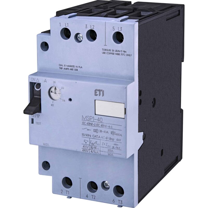 Intrerupator cu retinere pentru protectia motorului, 28-40A, MSP - SKU:  4646629