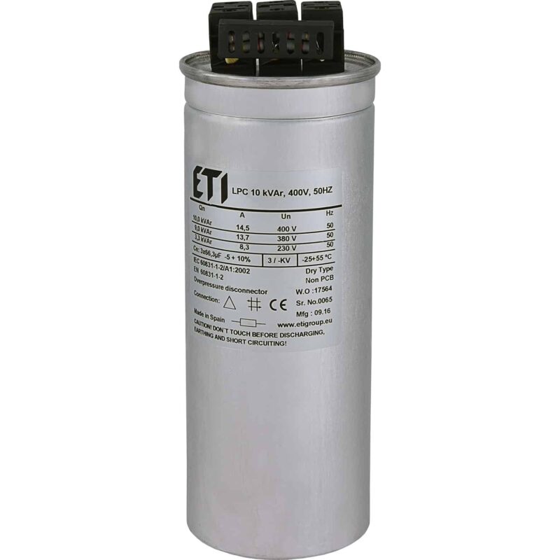 Condensator trifazat pentru compensare 440V 3x82.2mF cu terminali - SKU:  4656762