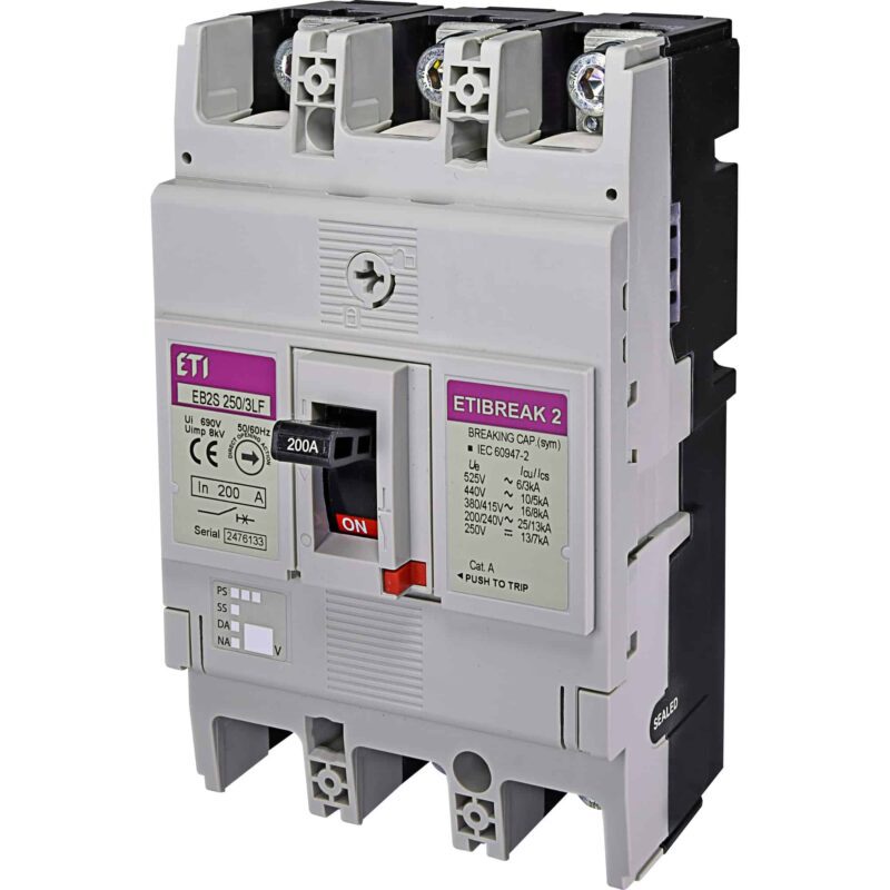 Intrerupator automat MCCB 250A, 3P, 40kA, fix - SKU:  4671865