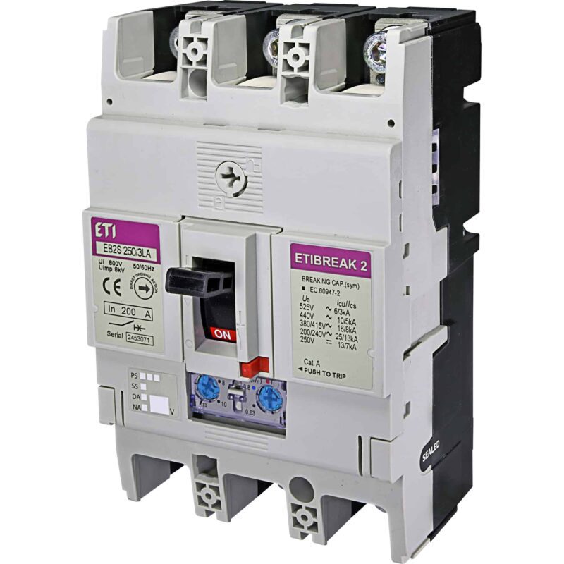 Intrerupator automat MCCB 250A, 3P, 16kA, reglabil - SKU:  4671888