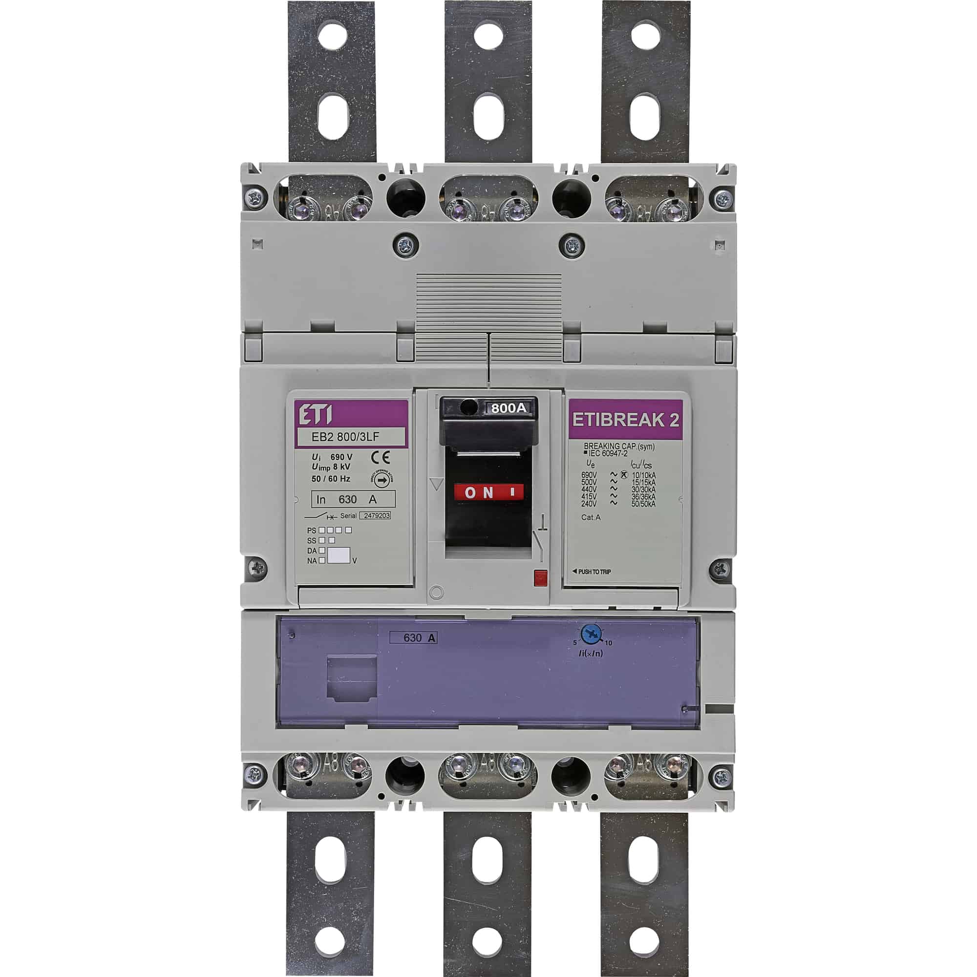 Intrerupator automat MCCB 4P 70kA reglabil 800A - SKU: 4672173