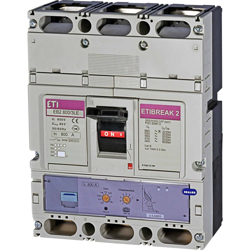 Intrerupator automat MCCB 3P 800A 70kA reglabil - SKU:  4672190