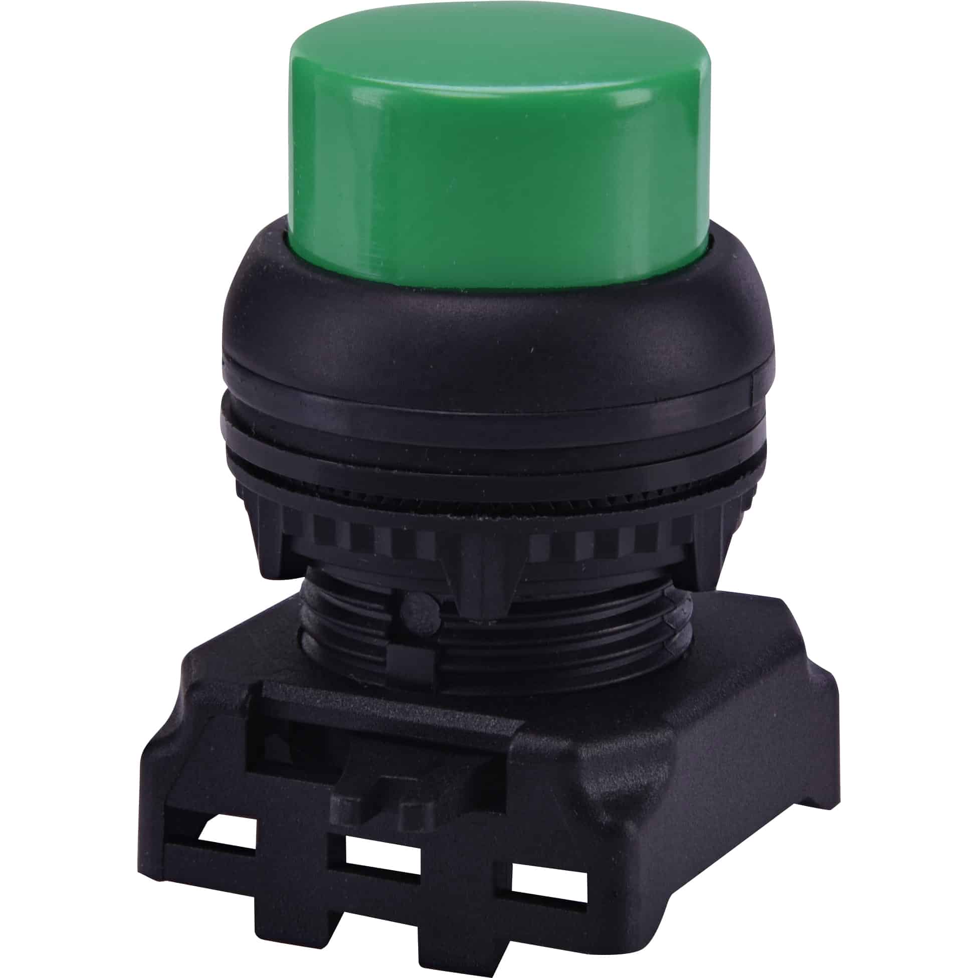 Buton comanda cu revenire, buton in relief, verde - SKU: 4771261