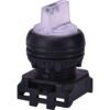Comutator cu maneta ETI, scurta cu revenire, luminoasa, alb, 0-1, 45 grade - SKU:  4771335
