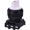 Comutator cu maneta scurta cu retinere, alb, 3 pozitii, 1-0-2, 45° - SKU: 4771343