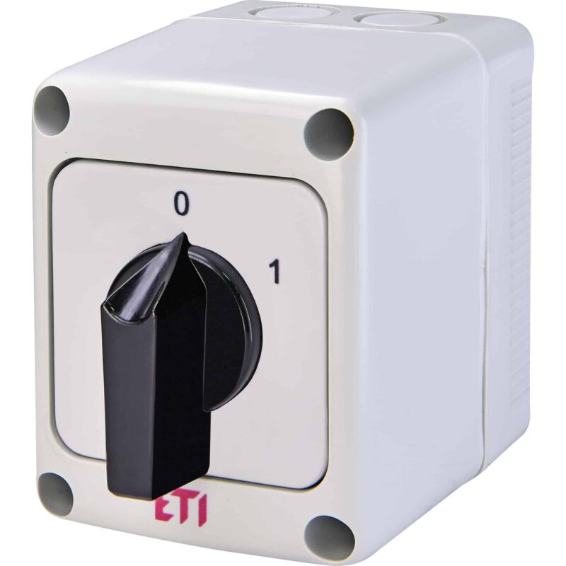 Comutator cu came ON-OFF, 4P, 25A, in cutie IP65 - SKU:  4773170