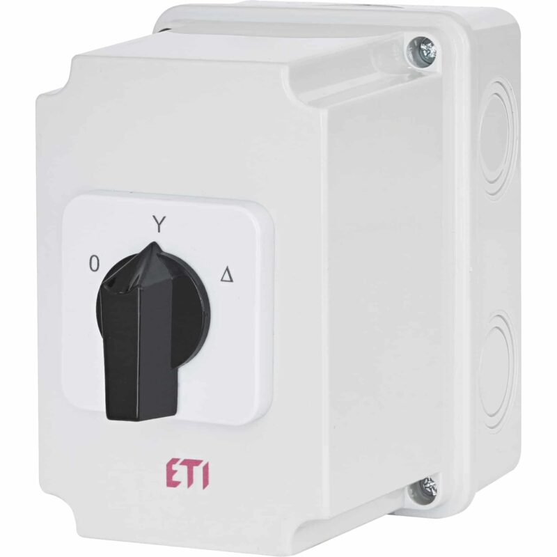 Comutator cu came stea-triunghi, 4P, 25A, 0-Y-Δ, in cutie - SKU:  4773217