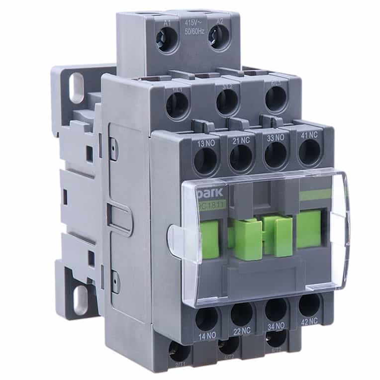 Contactor Noark 3P 24VAC 9A cu contact auxiliar 1NO+1NC - SKU:  101111