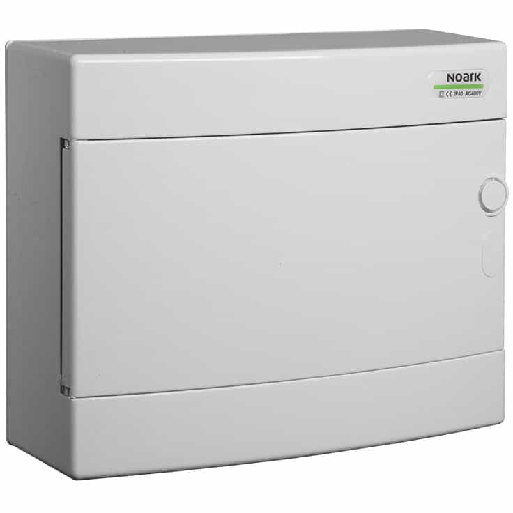 Tablou electric PVC 12 module aplicat IP40 cu usa mata - SKU:  101505