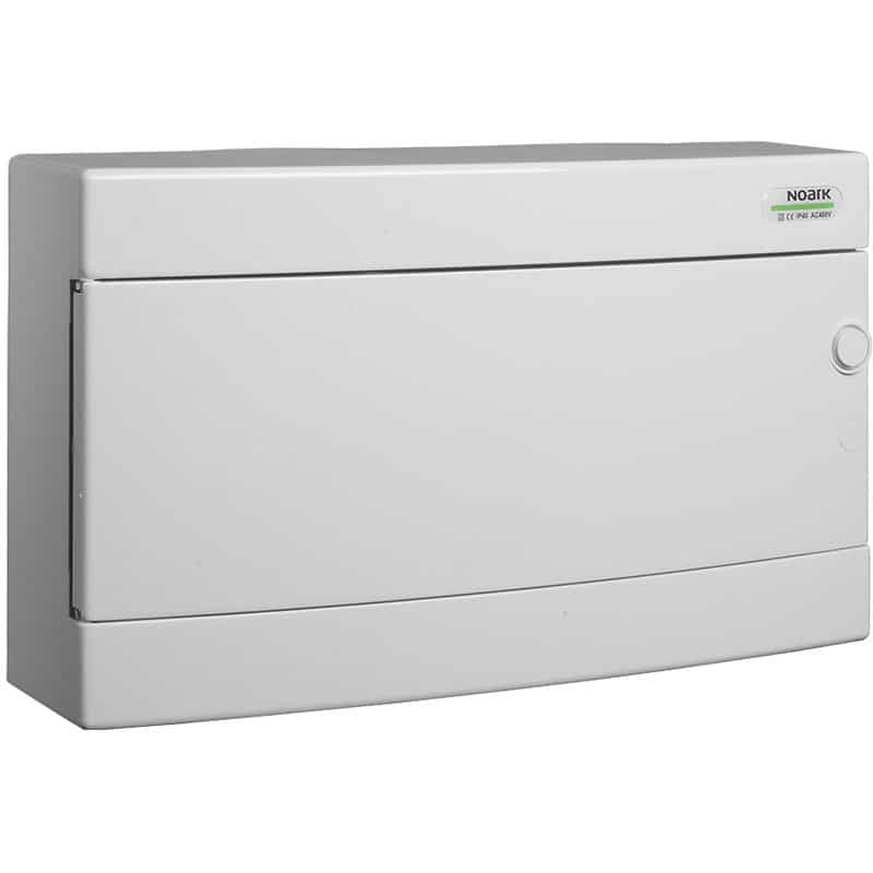 Tablou electric PVC, 18 module, aplicat pe perete, IP40, cu usa mata - SKU:  101506