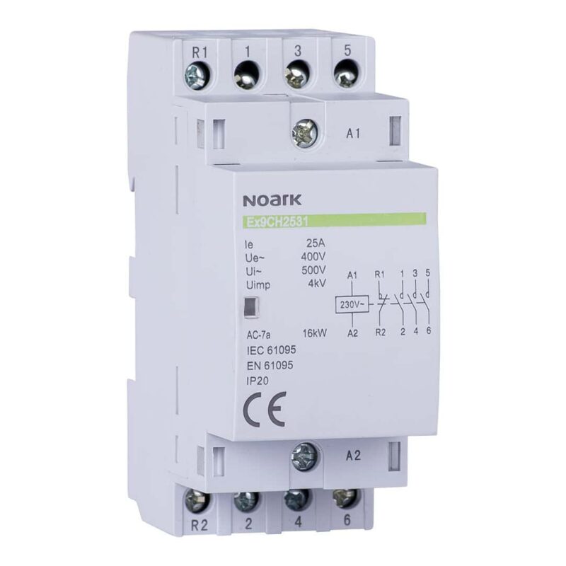 Contactor modular 4P 25A 230VAC 2NO+2NC - SKU:  102414