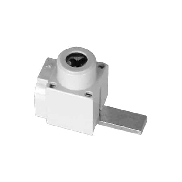 Clema de alimentare bareta izolata, 1P, 63A, gri - SKU:  103840