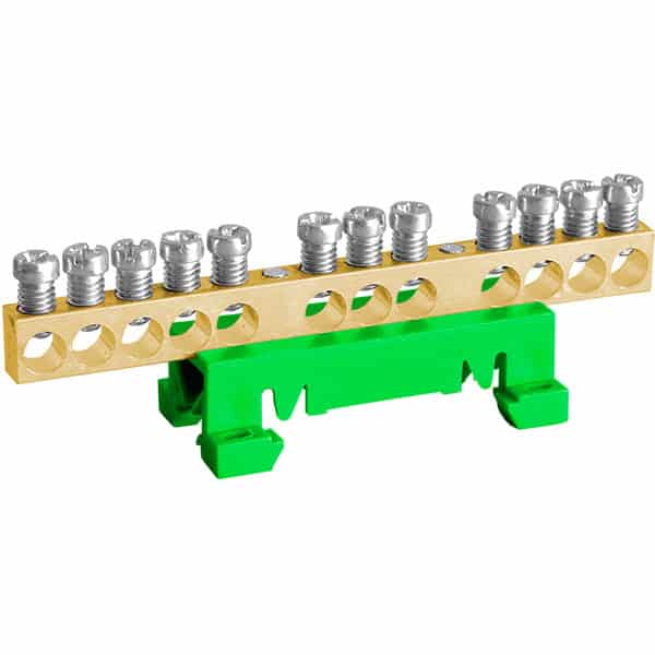 Bara terminala neizolata de impamantare, 12 suruburi - SKU:  103857