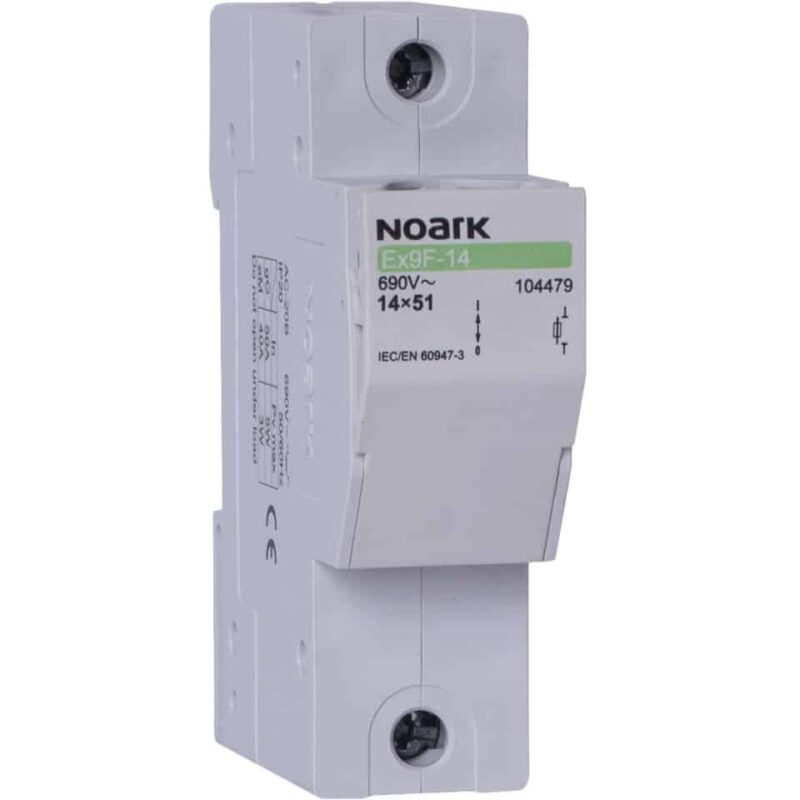 Separator tip sertar Noark, fara LED, 3P+N, 50A, 14x51mm, 400-690VAC - SKU:  104483