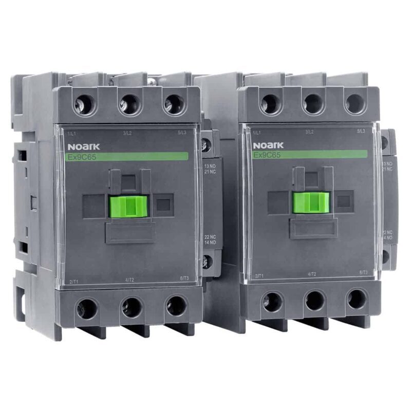 Contactor inversor Noark 380VAC 65A 1ND+1NI Ex9CR65 - SKU:  104820