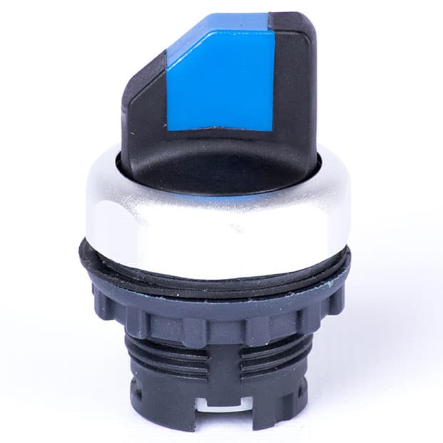 Comutator cu maneta scurta cu retinere, albastru, 0-1 - SKU:  105670