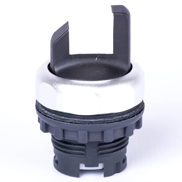 Comutator cu maneta scurta cu retinere, alb, 1-0-2 - SKU:  105677