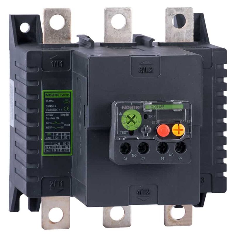 Releu termic Noark 80-115A, 1ND+1NI pentru contactoare  - SKU:  106326