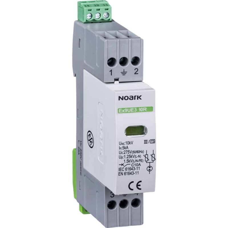 Descarcator supratensiune Noark 1+1 tip D 275VAC debrosabil - SKU:  106857