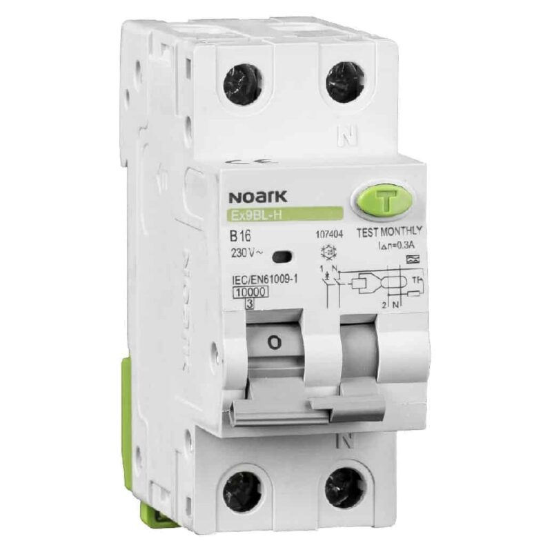 Siguranta automata diferentiala monofazica 16A 30mA curba B tip A RCBO - SKU:  107404