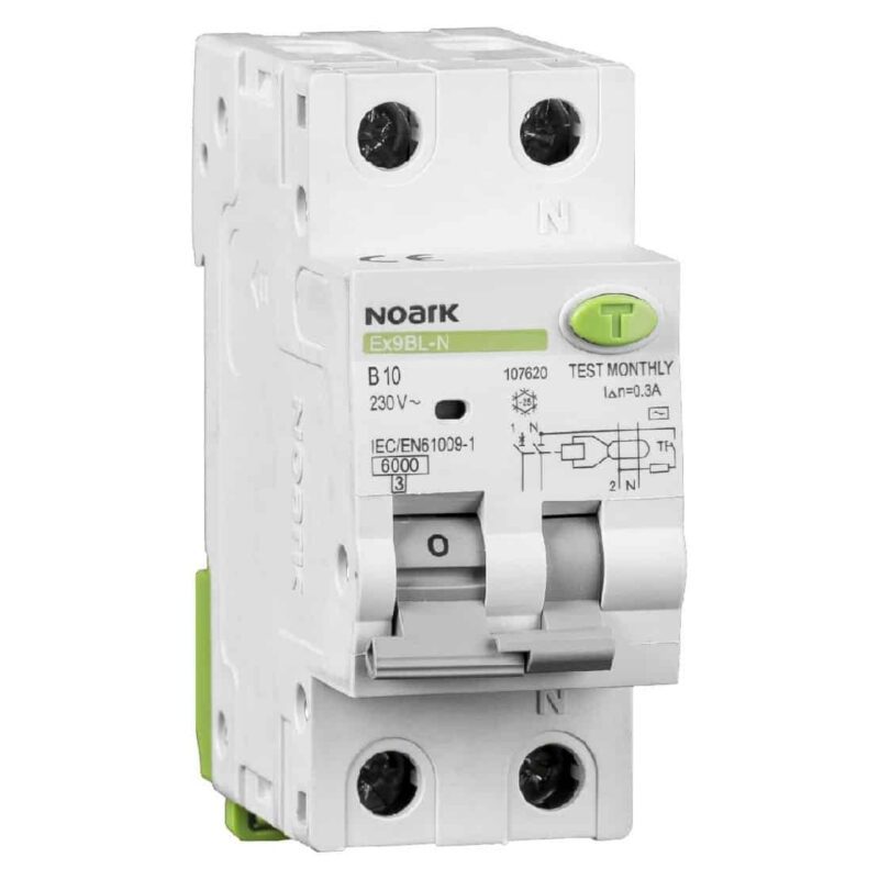 Disjunctor diferential monofazic 40A 100mA curba C tip A RCBO - SKU:  107682