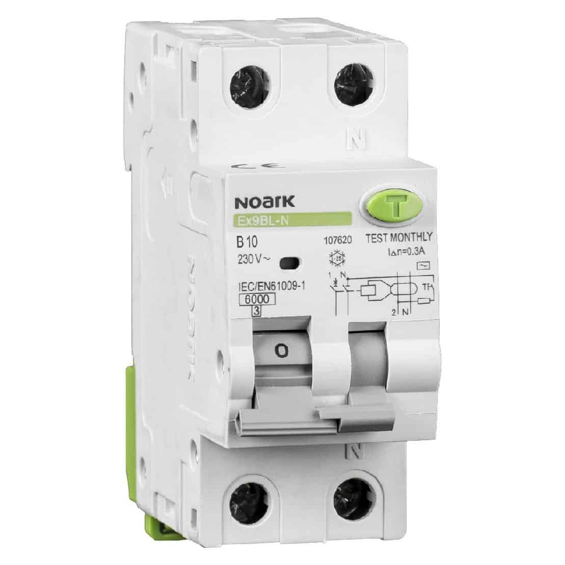Disjunctor cu protectie diferentiala monofazica 32A 300mA curba B RCBO tip A - SKU: 107705