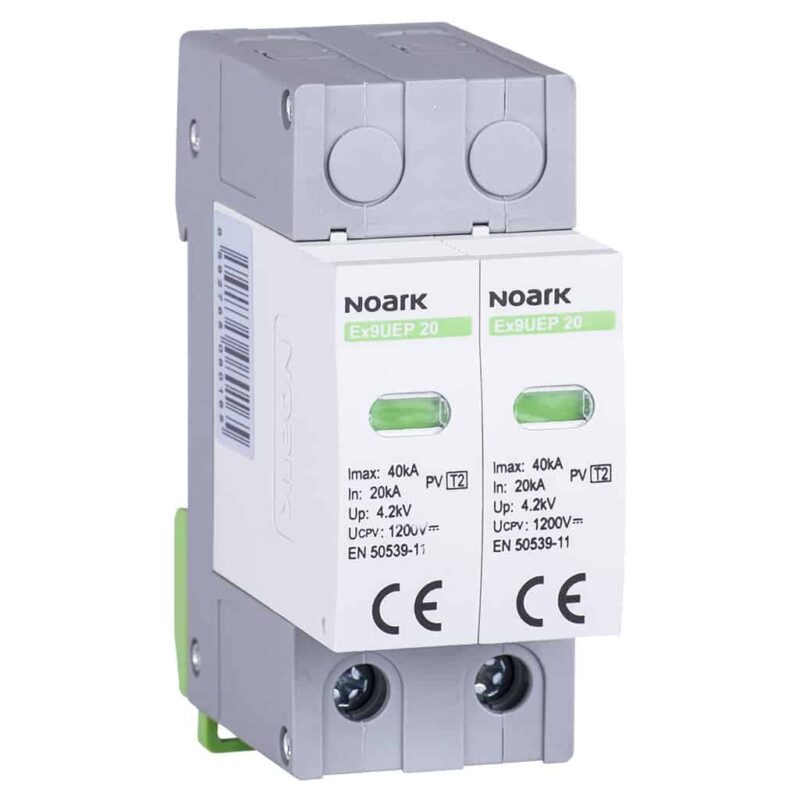 Descarcator supratensiune 2P tip C 1200VDC debrosabil cu semnalizare  - SKU:  108021