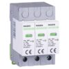 Descarcator supratensiune fotovoltaic 3P 1200V DC tip C T2 - SKU:  108022