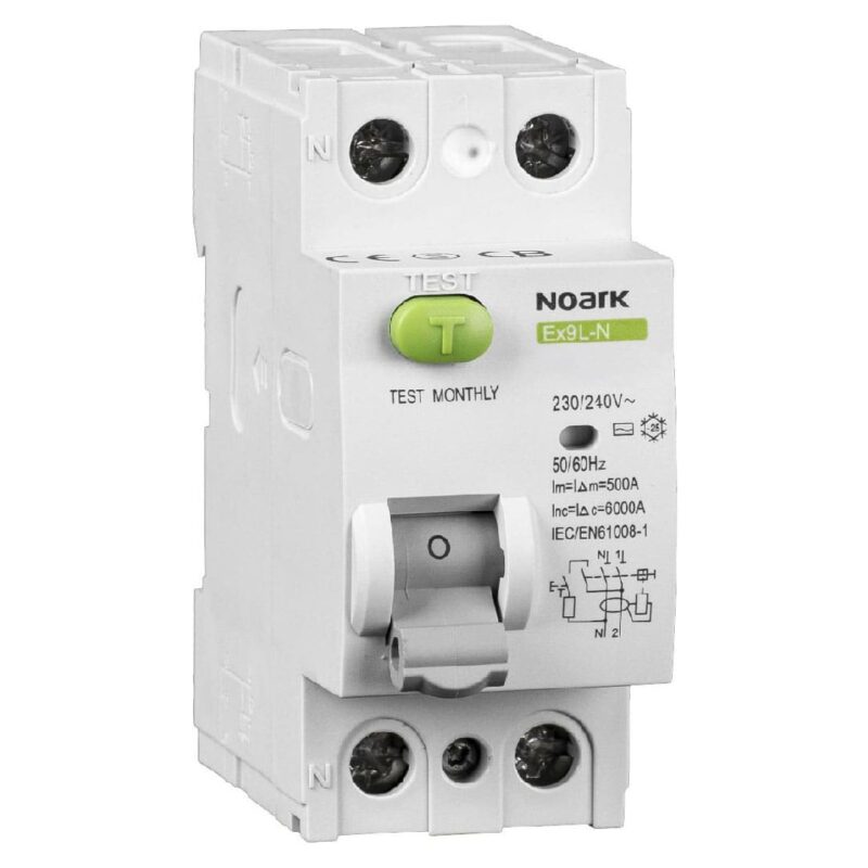 Siguranta automata cu protectie diferentiala monofazica 63A 100mA RCCB tip AC 6kA - SKU:  108320