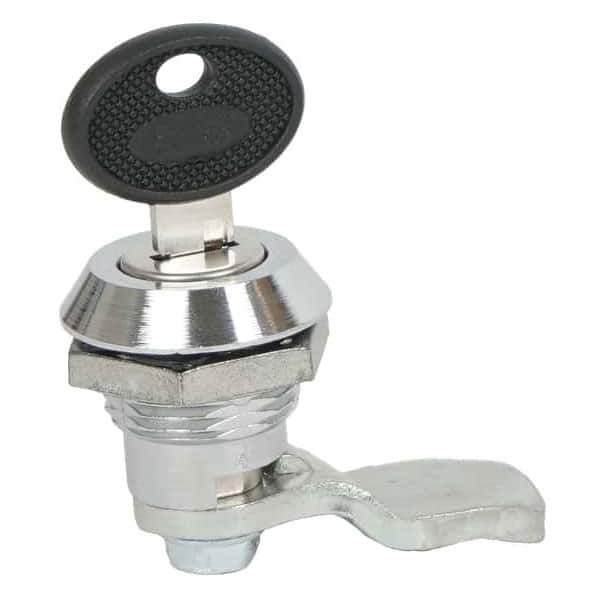 Incuietoare pentru dulap metalic cu cheie, 22mm - SKU:  110704