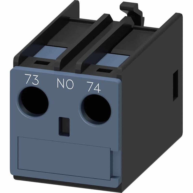 Contact auxiliar frontal 1NO pentru contactoare S00-S0-S3 - SKU:  3RH2911-1BA10