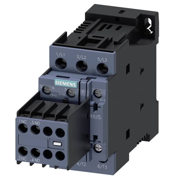 Contactor 24VDC 40A 18.5kW/400V 3p 2NO+2NC - SKU:  3RT2028-1BB44